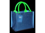 Westford Mill W412 | Mini Borsa Regalo In Iuta 26 X 22 X 14 Cm - Colore: Naturale/Fucsia - Taglia: Unica