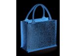 Westford Mill W431 | Shimmer Jute Mini Gift Bag 26 X 22 X 14 Cm - Colore: Naturale/Oro - Taglia: Unica