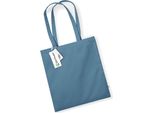 Westford Mill W801 | Earthaware Organic Bag For Life 38 X 42 Cm - Colore: Airforce Blue - Taglia: Unica