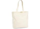 Westford Mill W265 | Organic Premium Cotone Maxi Tote 35 X 39 X 13,5 Cm - Colore: Naturale - Taglia: Unica