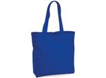 Westford Mill W265 | Organic Premium Cotone Maxi Tote 35 X 39 X 13,5 Cm - Colore: Bright Royal - Taglia: Unica