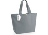 Westford Mill W855 | Earthaware Organic Marina Tote Xl 40 X 39 X 19 Cm - Colore: Grigio Puro - Taglia: Unica