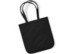 Westford Mill W821 | Earthaware Organic Spring Tote 38 X 41 Cm - Colore: Nero - Taglia: Unica