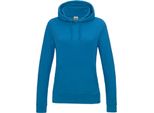 Just Hoods JH001F | Felpa Con Cappuccio Girlie College / Felpa Con Cappuccio / Wrap Certificata - Colore: Blu Zaffiro - Taglia: Xs