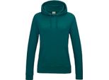 Just Hoods JH001F | Felpa Con Cappuccio Girlie College / Felpa Con Cappuccio / Wrap Certificata - Colore: Jade - Taglia: S