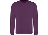 Just Hoods JH030 | Felpa Da Uomo +Wrap Certificata - Colore: Plum - Taglia: Xxl