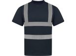 Korntex Kxs | Maglietta Da Lavoro Hi-Viz Da Uomo En Iso 20471 - Colore: Navy - Taglia: S