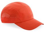 Beechfield B188 | Cappello Tecnico Da Corsa In Poliestere - Colore: Rosso Peperoncino - Taglia: Unica