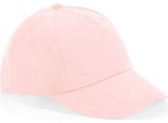 Beechfield B63NB | Cappello A 5 Pannelli In Cotone Organico Junior Cotone Organico - Colore: Rosa Cipria - Taglia: Unica