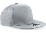 Beechfield B610 | 5-Panel Snapback Rapper Cap / Cap / Cappello - Colore: Grigio Chiaro - Taglia: Unica