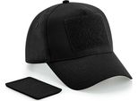 Beechfield B638 | Cappello A 5 Pannelli Con Patch Rimovibile In Cotone - Colore: Nero - Taglia: Unica