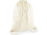 Westford Mill W910 | Cotone Riciclato Gymsac 37 X 46 Cm - Colore: Naturale - Taglia: Unica