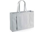 Westford Mill W818 | Earthaware® Organic Yoga Tote 50 X 36 X 13 Cm - Colore: Grigio Chiaro - Taglia: Unica