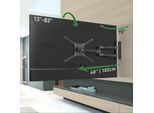 Barkan - Supporto A Parete Per Tv Full Motion Lungo - 13 Pollici - 83 Pollici/33 Cm - 211 Cm - 50 Kg - Nero