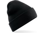 Beechfield B375R | Polylana® Original Cuffed Beanie - Colore: Nero - Taglia: Unica