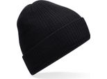 Beechfield B376R | Berretto A Coste In Polylana® - Colore: Nero - Taglia: Unica