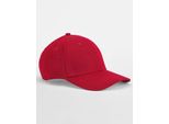 Beechfield B820 | Earthaware® Classic Organic Cotone 6 Panel Cap - Farbe: Classic Red - GrößE: Taglia Unica