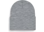 Beechfield B40R | Original Deep Cuffed Beanie In Maglia A Doppio Strato - Colore: Cenere - Taglia: Unica