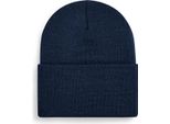 Beechfield B40R | Original Deep Cuffed Beanie In Maglia A Doppio Strato - Colore: French Navy - Taglia: Unica