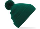 Beechfield B426B | Junior Original Pom Pom Beanie - Berretto Per Bambini - Colore: Verde Bottiglia - Taglia: Unica
