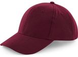 Berretto / Berretto / Cappello Beechfield B65 | Pro-Style In Cotone Spazzolato Pesante - Colore: Borgogna - Taglia: Unica