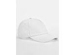 Berretto A 5 Pannelli In Cotone Organico Classico Beechfield B825 | Earthaware® - Colore: Bianco - Taglia: Unica