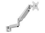 Inline Slatwall - Componente Di Montaggio (Braccio Articolato) - Per Display Lcd - Plastica, Alluminio, Acciaio - Grigio / Argento - Dimensioni Schermo: 43,2-81,3 Cm (17"-32"")"