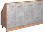 Vicco Set Di Mobili Sottotetto Rion, Set Di 2, Calcestruzzo/Quercia Dorata/Quercia Dorata