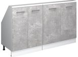 Vicco Set Di Mobili Sottotetto Rion, Set Di 2, Cemento/Bianco/Bianco