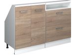 Vicco Set Di Mobili Sottotetto Rion, Set Di 2, Sonoma/Bianco/Bianco