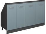 Vicco Set Di Mobili Sottotetto Rion, Set Di 2, Blu-Grigio/Antracite/Antracite