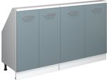 Vicco Set Di Mobili Sottotetto Rion, Set Di 2, Rovere Blu-Grigio/Oro/Quercia Dorata