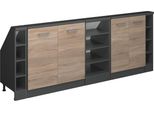 Vicco Set Di Mobili Sottotetto Rion, Set Di 5, Sonoma/Antracite/Antracite
