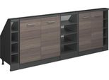 Vicco Set Di Mobili Sottotetto Rion, Set Di 5, Grigio Nobile/Antracite/Antracite