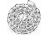 Catena Acciaio Al Carbonio - 1,8 M X 7,3 Mm - Catena A Maglie Di Alta Qualità - Catena Barriera Sicura Per Numerose Applicazioni