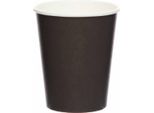 Bicchieri Di Carta Neri, 250 Ml, 6 Pezzi.