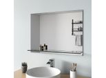 S'afielina Specchio Da Bagno Con Mensola 60 × 80 × 1,0 Cm (A × L × P) Specchio Con Mensola Specchio Da Parete Per Bagno Con Scaffale