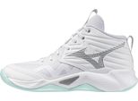 Mizuno Wave Momentum Pro Mid - Bianco/Blu, Taglia:4