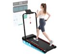 Tapis Roulant Elettrico, Tapis Roulant Fitness, Tapis Roulant Pieghevole 1400W Altoparlante Bluetooth, Velocità 1-12 Km/H Tapis Roulant Casa