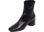 F6252 Tronchetto Donna Black Sebastian Scarpe Boot Shoe Woman