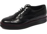 G2006 Mocassino Donna Tod's Black Leather Loafer Shoe Woman