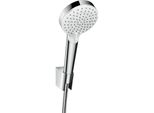 Hg Brauseset Crometta Vario Porter D= 10Cm Eco 9 L/Min Bs 1250 Weiss/Chrom