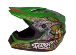 Casco Da Cross Casco Da Bambino Casco Da Motocross Casco Da Moto Mejia Verde Taglia Xl
