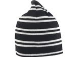 Result Winter Essentials R354X | Team Reversible Beanie Berretto Invernale - Colore: Nero/Bianco/Nero - Taglia: Unica