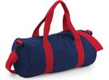 Bagbase BG140 | Borsa A Botte Originale / Borsa Da Viaggio | 50 X 25 X 25 Cm - Colore: French Navy/Rosso Classico - Dimensioni: 50 X 25 X 25 Cm