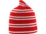 Result Winter Essentials R354X | Team Reversible Beanie Berretto Invernale - Colore: Rosso/Bianco/Rosso - Taglia: Unica