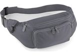 Quadra QD12 | Bauchtasche / Borsa Da Cintura / 37 X 15 X 10 Cm - Colore: Grigio Grafite - Dimensioni: 37 X 15 X 10 Cm