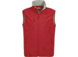 Clique Gilet Softshell Uomo Gilet Outdoor, Rosso, S