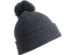 Result Winter Essentials RC028X | Beanie Pom Pom Da Donna - Dimensioni: Circa 20 X 22 Cm - Colore: Grigio - Taglia: Unica