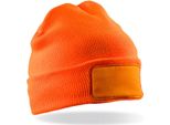 Result Winter Essentials RC034X | Doppio Berretto A Maglia Alta Con Stampa Thinsulate - Colore: Arancione Fluorescente - Taglia: Unica